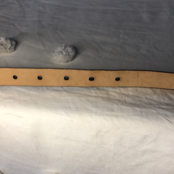 BILL ADLER STUDIO black genuine full grain leather women’s belt. Size Medium. - Picture 7 of 13